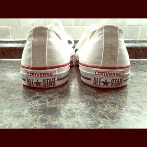Basic White Low Top Converse